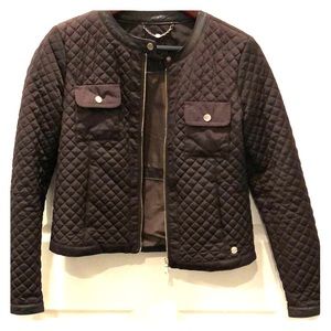Massimo Dutti Quilted Zipper Jacket